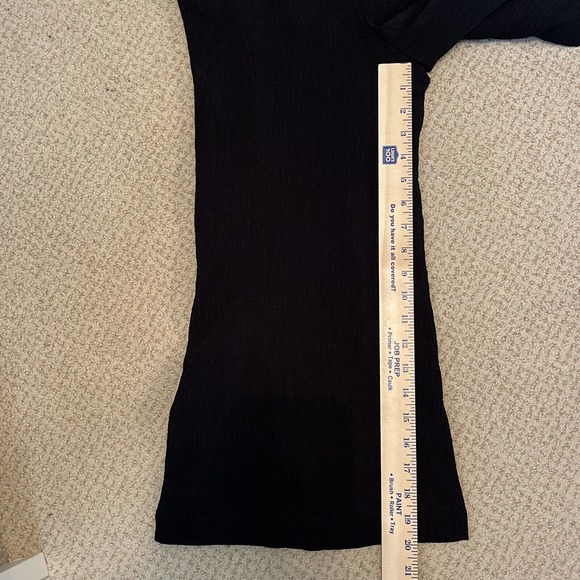 ANTHROPOLOGY Women’s 2 Black Gauze Jumpsuit Romper Crop - Picture 7 of 9